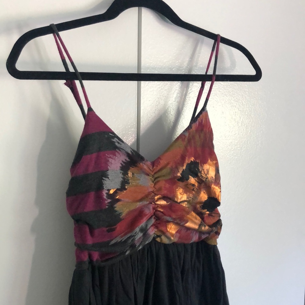 Casual Black and Multi color Nordstrom Dress
